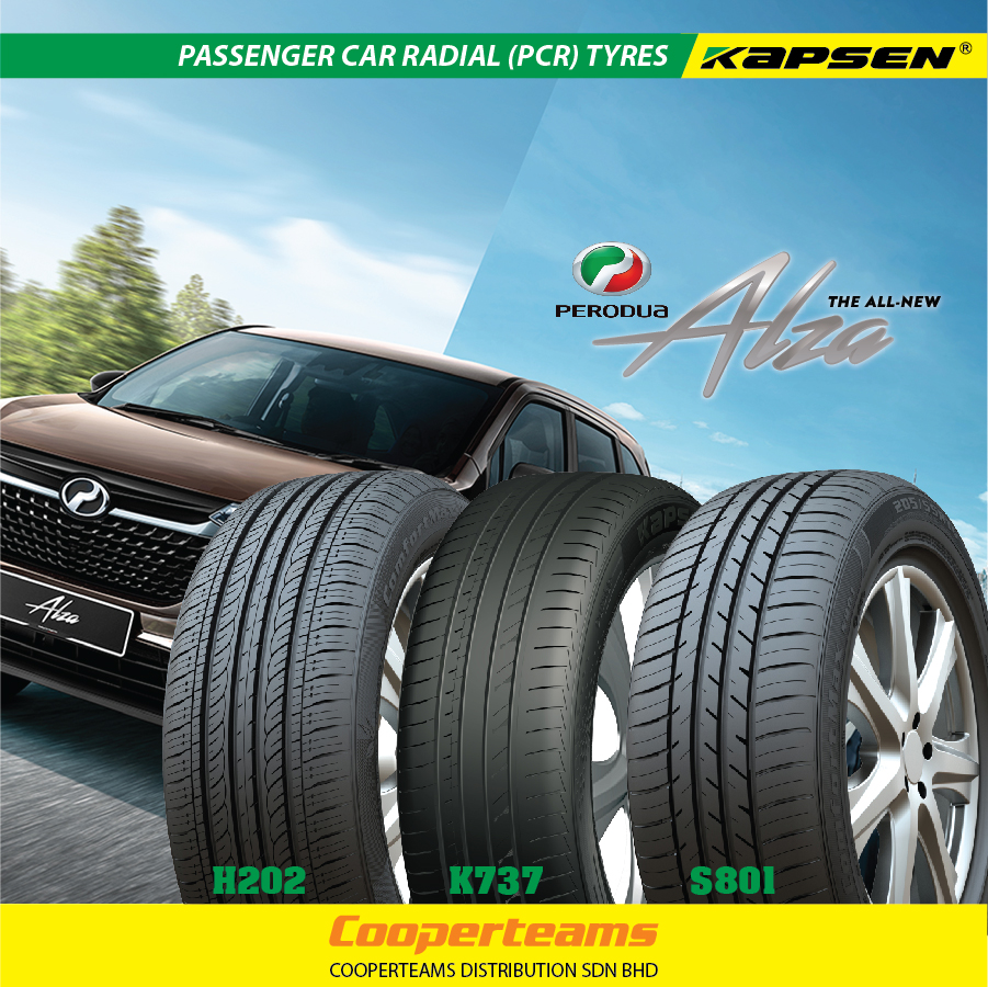 Perodua Alza TyreKapsen Passenger TyreCOOPERTEAMS Malaysia